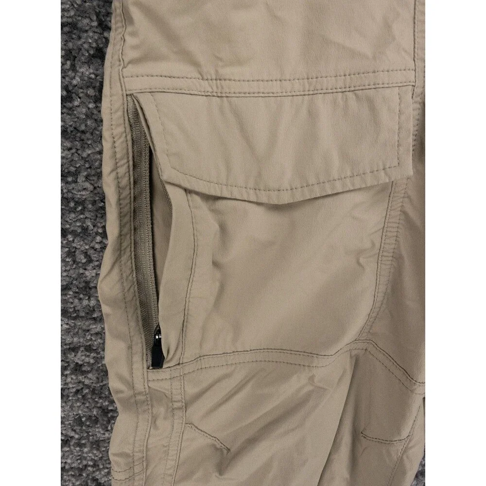 Prana Pants Mens 32x32 Actual 32x31 Beige Zion Cargo Belted Stretch Gorpcore - Picture 5 of 16